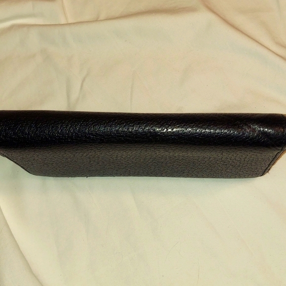 Gucci Marmont GG Zip Around Long Leather Zippy Wallet Black Gold - Picture 6 of 10